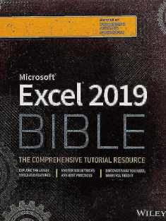 Excel 2019 Bible (Bible (Wiley))