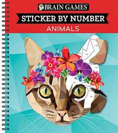 Brain Games - Sticker by Number: Animals (28 Images to Sticker)
