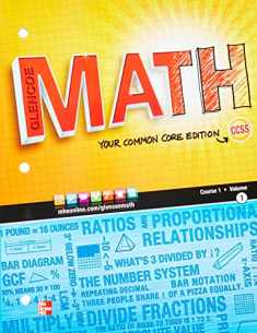 Glencoe Math, Course 1, Student Edition, Volume 1 (MATH APPLIC & CONN CRSE)