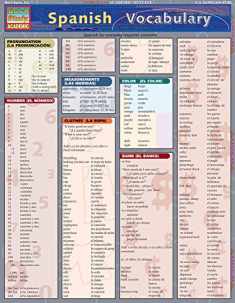 Spanish Vocabulary: a QuickStudy Laminated Reference Guide