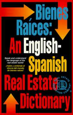 Bienes raíces: diccionario inglés/español