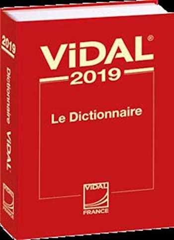 Sell Buy Or Rent Dictionnaire Vidal 2019 French Pdr