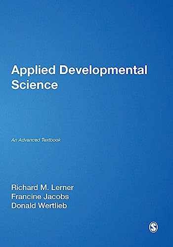 Sell, Buy or Rent Applied Developmental Science: An Advanced Textboo ...