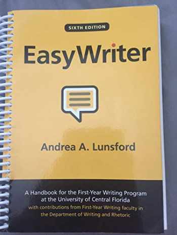 isbn for easy writer sixth edition