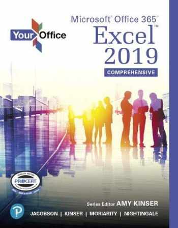 illustrated microsoft office 365 & excel 2019 comprehensive