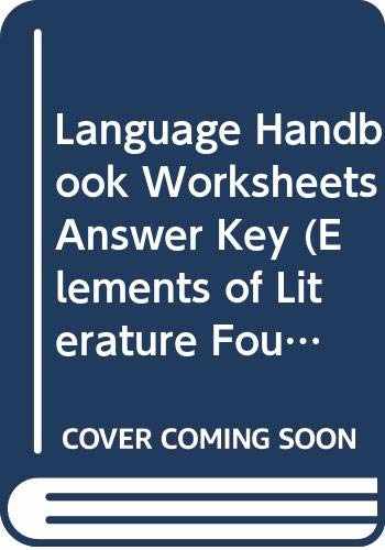 sell-buy-or-rent-language-handbook-worksheets-answer-key-elements-9780030524172-0030524172