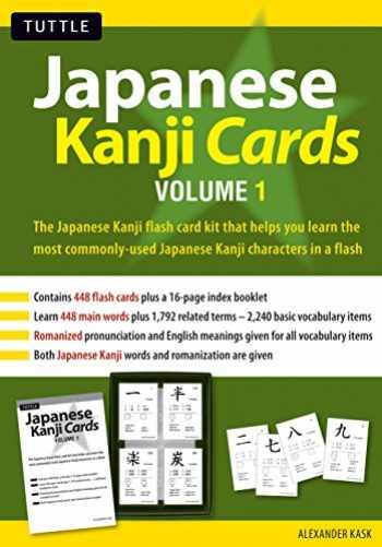 Sell, Buy or Rent Japanese Kanji Cards Kit Volume 1: Learn 448 Japan ...