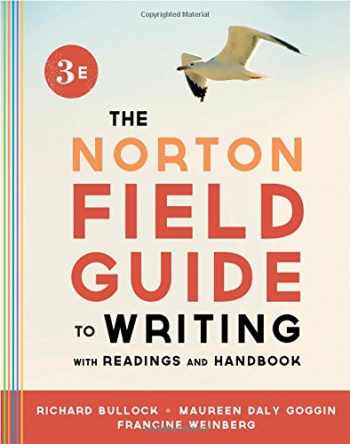 Sell, Buy or Rent The Norton Field Guide to Writing, with Readings a... 9780393919592 0393919595 ...