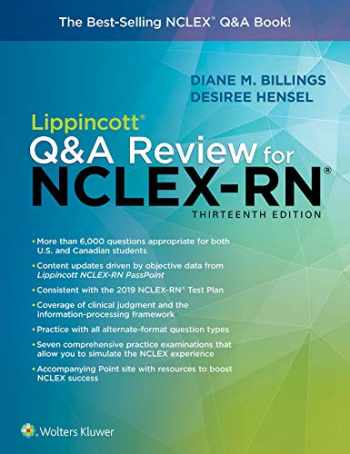 Sell, Buy or Rent Lippincott Q&A Review for NCLEX-RN ...