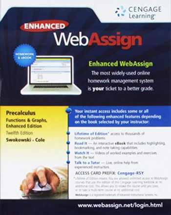 buy webassign access code homework sbu