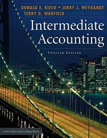 accounting intermediate kieso 12th edition solutions slide chapter amazon weygandt chegg isbn book 2007 donald other flip editions abebooks wiley