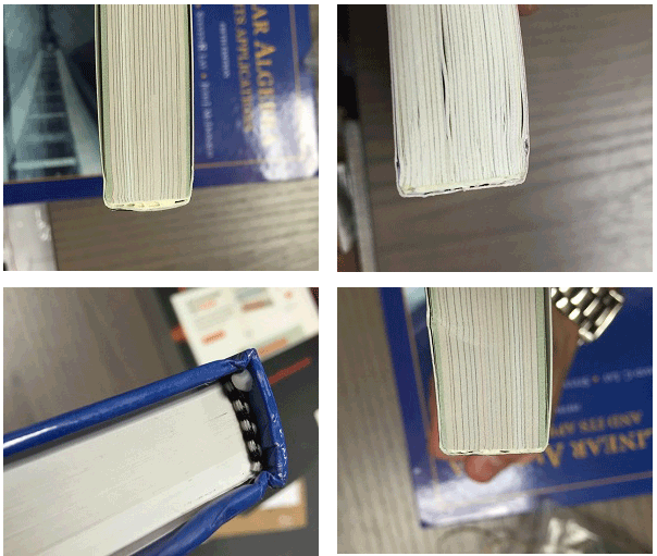 counterfeit textbooks binding
